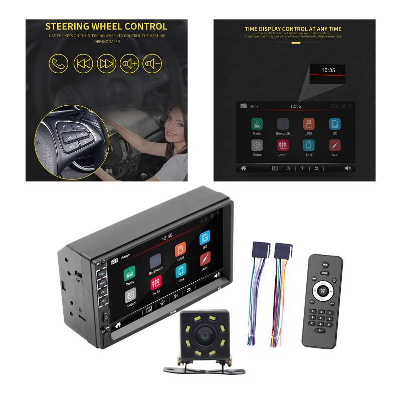Promo 7 2 Din Touch Screen Car MP5 