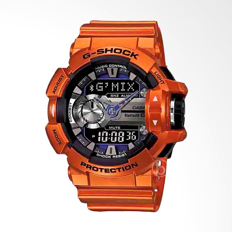 CASIO G-Shock GBA-400-4BDR G'MIX Bluetooth Jam Tangan Pria - Metallic Orange