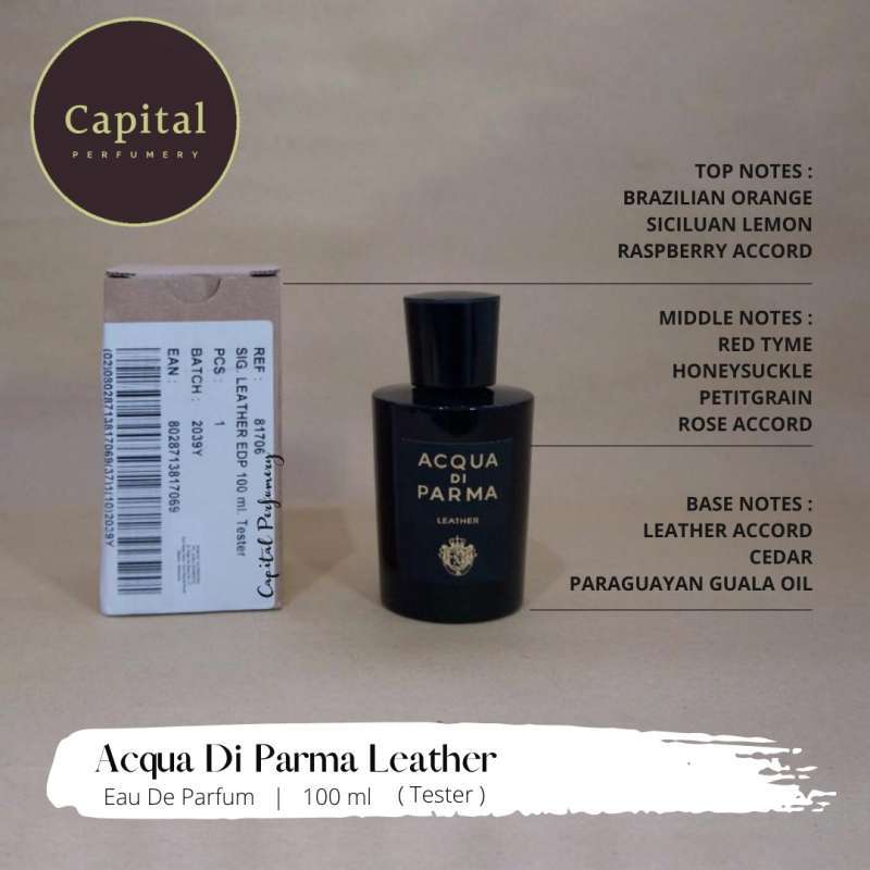 Acqua di 2025 parma leather basenotes