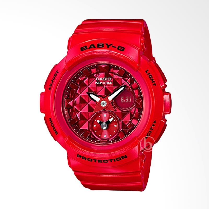 CASIO Baby-G BGA-195M-4ADR Jam Tangan Wanita - Glossy Red