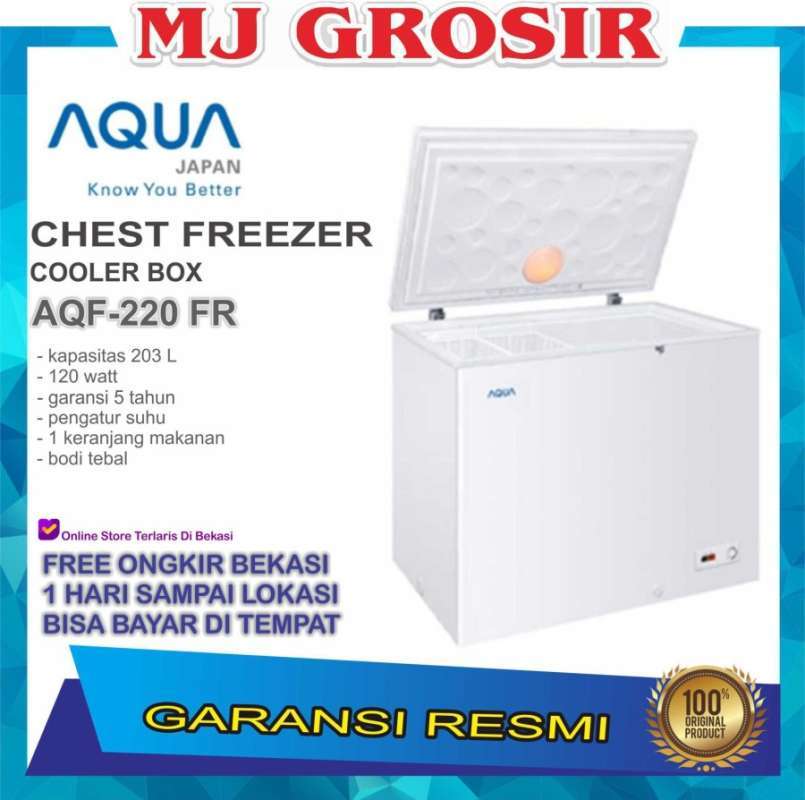 Jual Aqua Aqf 220 Fr Chest Freezer Box 220fr Lemari Pembeku 200 Liter Murah Mei 2021 Jual Aqua Aqf 220 Fr Chest Freezer Box 220fr Lemari Pembeku 200 Liter Murah Mei 2021