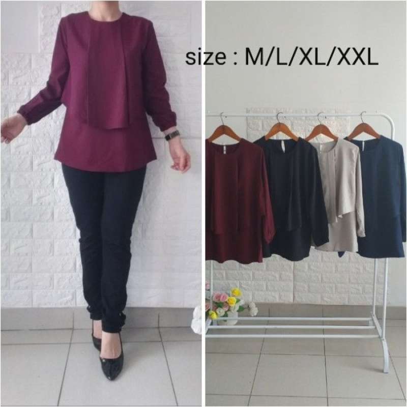 Jual Blouse Atasan Wanita Kerja Murah Mei 2021 Blibli