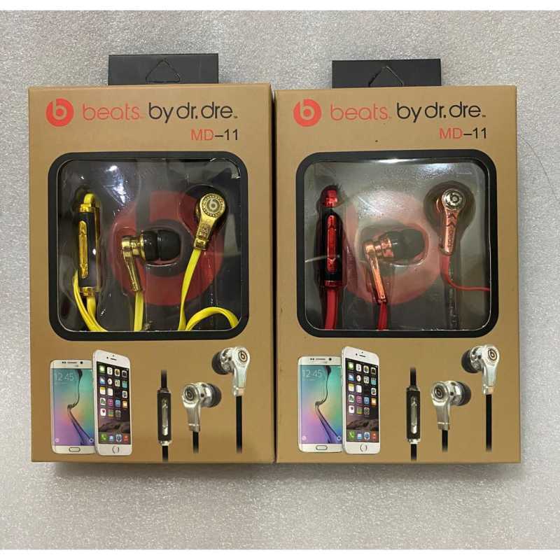 handsfree headset earphone iphone samsung xiaomi oppo vivo all handphone beats dr dre monster md 11 high quality sound