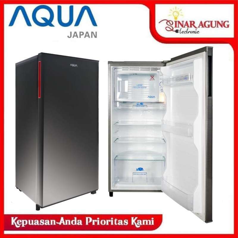 Aqua Kulkas Lemari Es 150l 1 Pintu Aqr D181 Aqr D181 Ds Hitam Terbaru Juli 2021 Harga Murah Kualitas Terjamin Blibli
