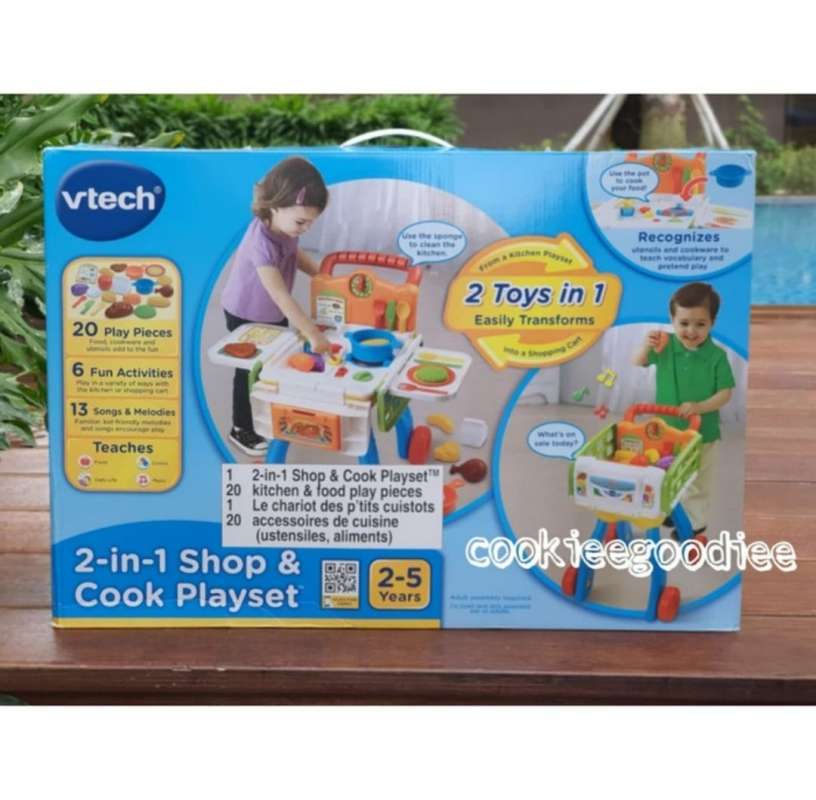 Vtech 2 in 1 discount shop & cook playset