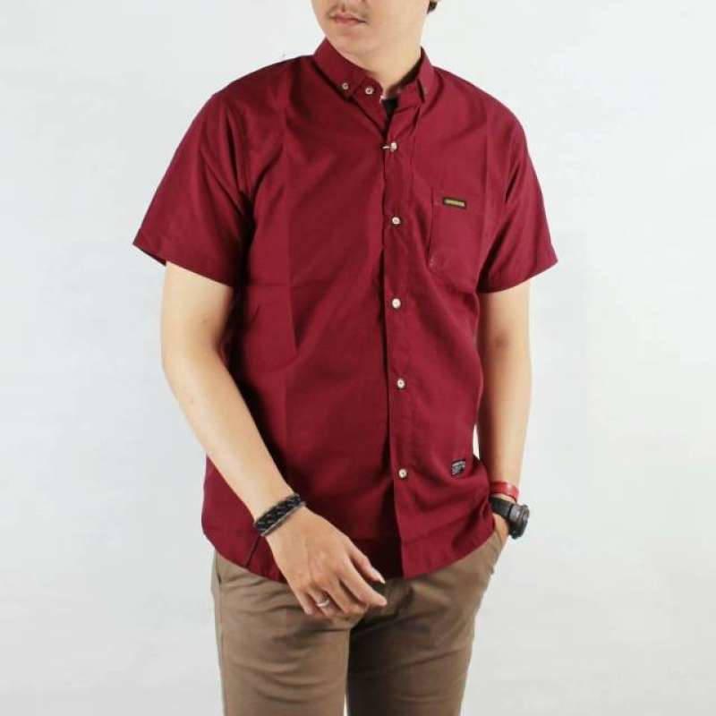 Pakaian Pria Laki Laki Cowok Hijau Mint Kemeja Pria Lengan Pendek Kemeja Casual Terbaru Agustus 2021 Harga Murah Kualitas Terjamin Blibli