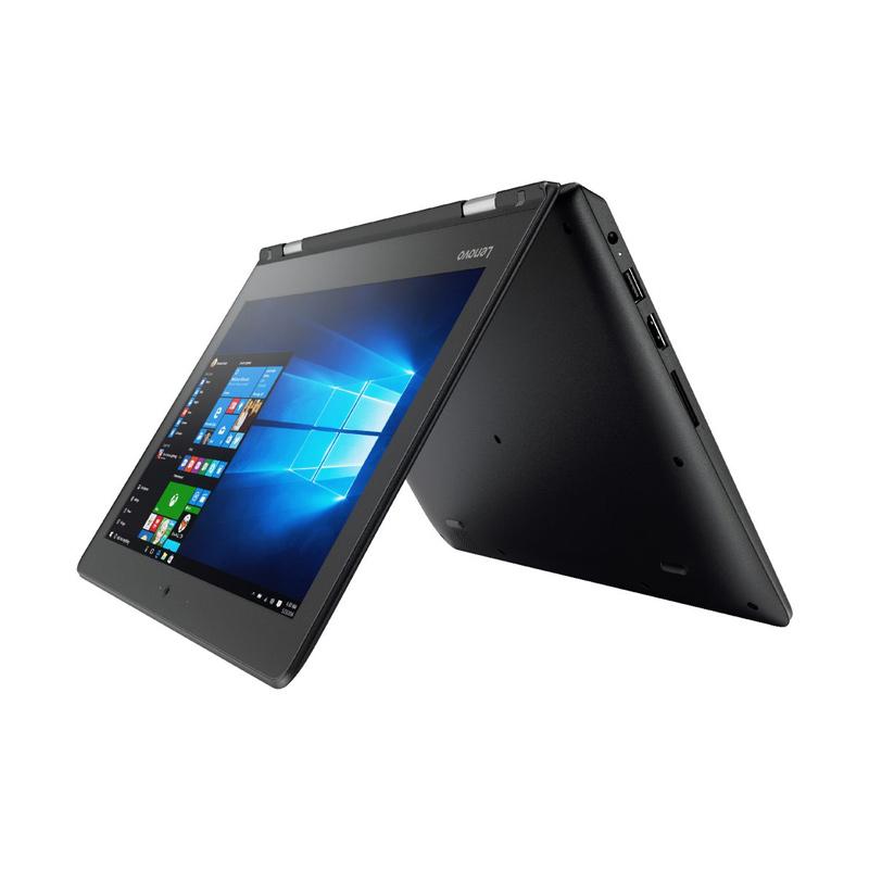 Lenovo Yoga 310 11IAP-80U200-35ID Notebook - Hitam [N3350/4 GB/1 TB/Intel HD/11.6 Inch/Touchscreen/Win 10]