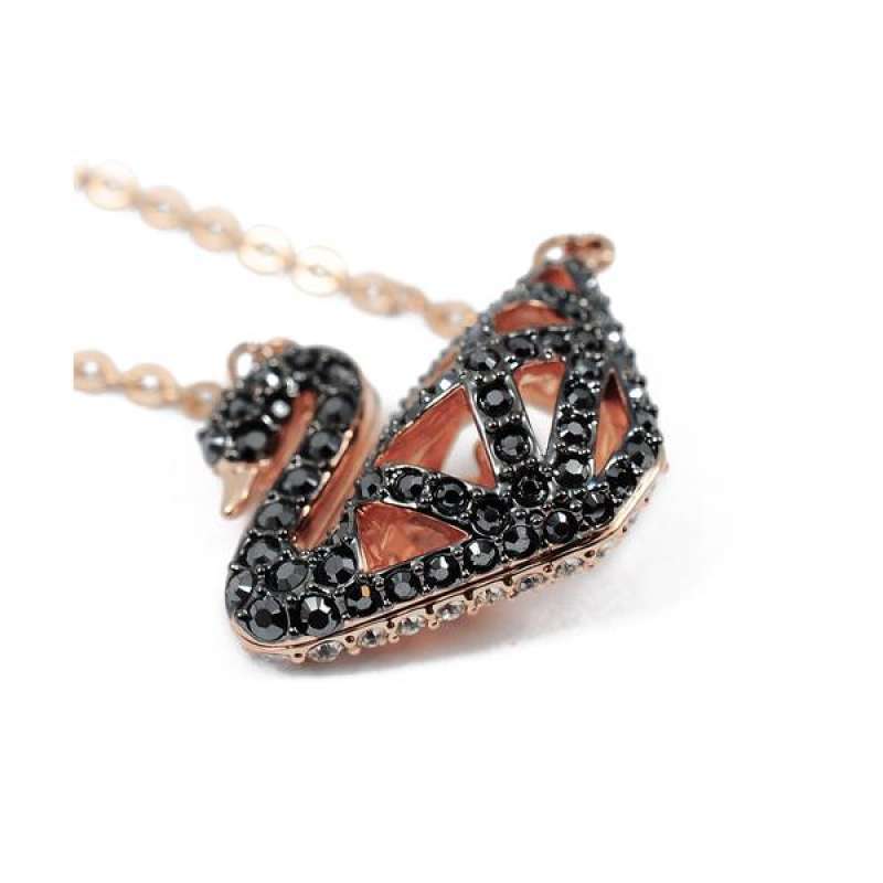 white crystal diamond hollow swan shape 