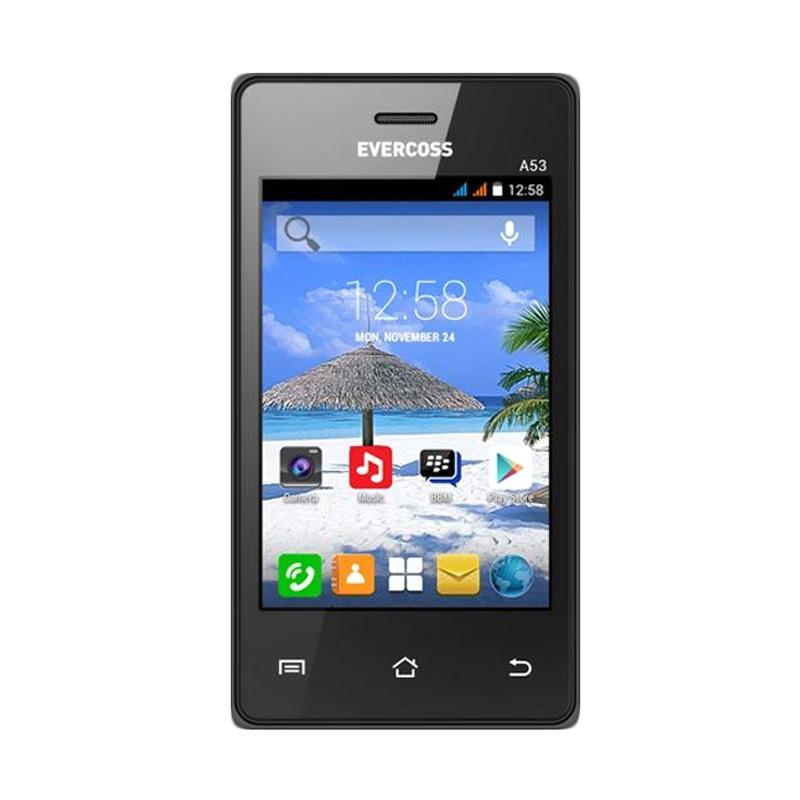 Evercoss A53 Jump Smartphone - Black [256 MB/512 MB]