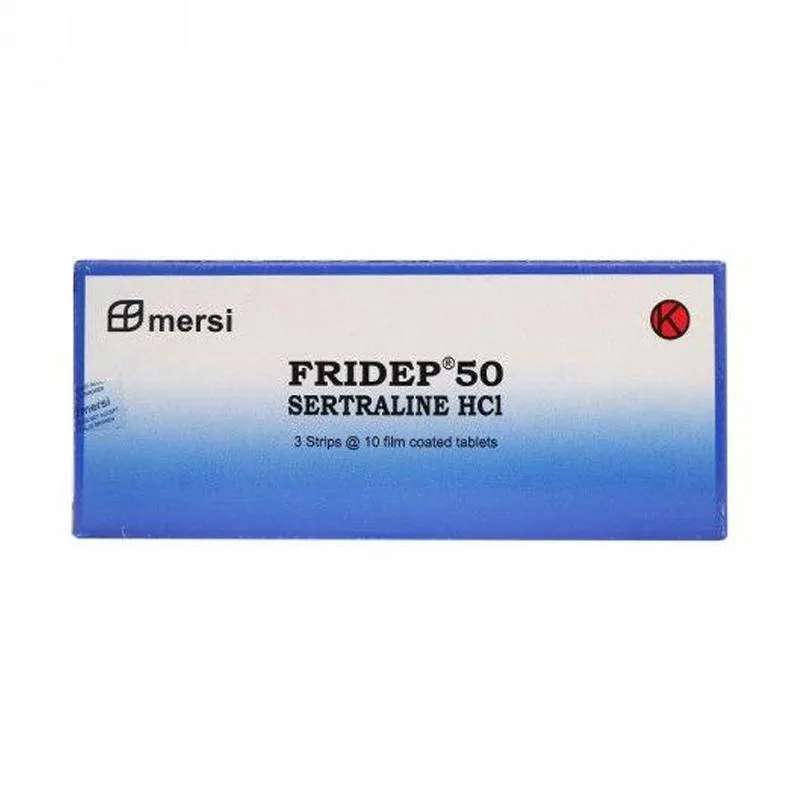 Jual Fridep 50 Mg Sertraline Hci Obat Antidepresan Depresi Panik Per Box Original Terbaru September 2021 Harga Murah Kualitas Terjamin Blibli