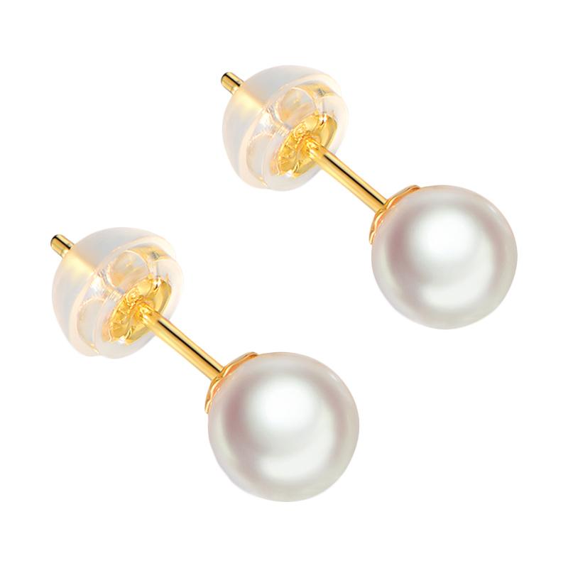 Kelebihan Kekurangan Tiaria Simple Pearl Perhiasan Anting Emas Mutiara Alami Dan Harganya
