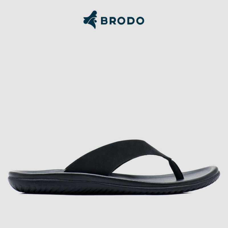 Jual BRODO Sandal Flipper Full Black di Seller BRODO Official