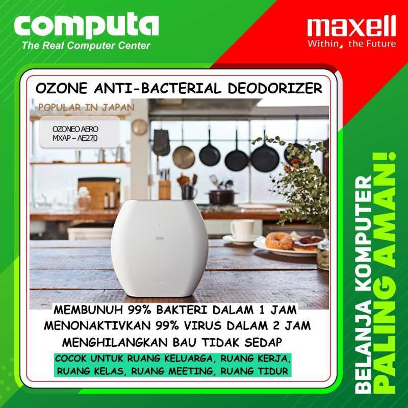 Promo Clean Air Ozone Generator Maxell MXAP-AE270WH Air Purifier Pembersih  Udara Kotor Efektif Membasmi 99% Bakteri dan Virus Diskon 5% di Seller  Computa Official Store Computa Store Yogya Blibli