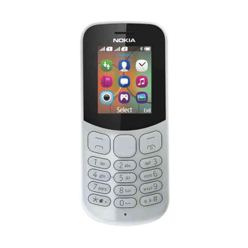 Nokia 130 2017 Handphone - Grey [Dual SIM/Resmi]