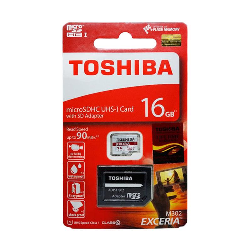 Toshiba Micro SD UHS-I 90MB/s 16GB Class 10 with Adapter
