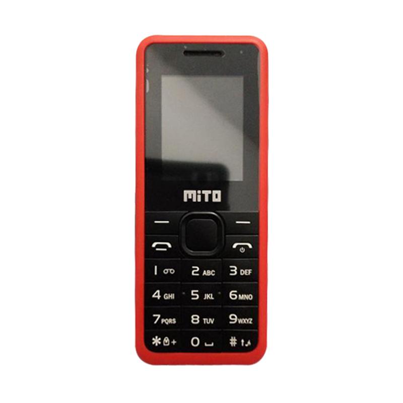 Mito 168 Candybar Handphone - Red [Dual SIM]