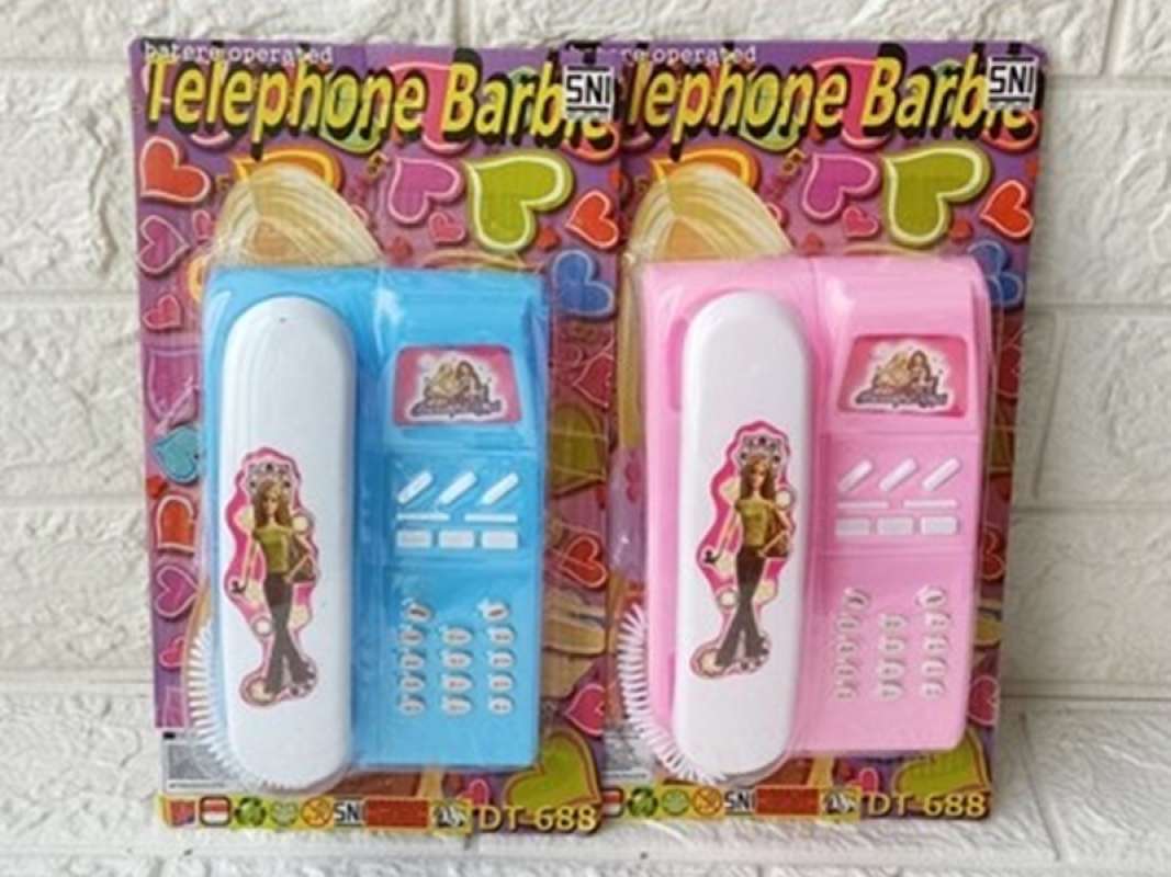 B/O TELEPHONE BARBIE SET DT688