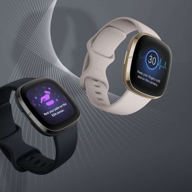 Promo Fitbit Sense Advanced Health Smartwatch With EDA Sensor Garansi Resmi  - Lunar White Diskon 30% di Seller PhodhoMoro - Kapuk, Kota Jakarta Barat |  Blibli