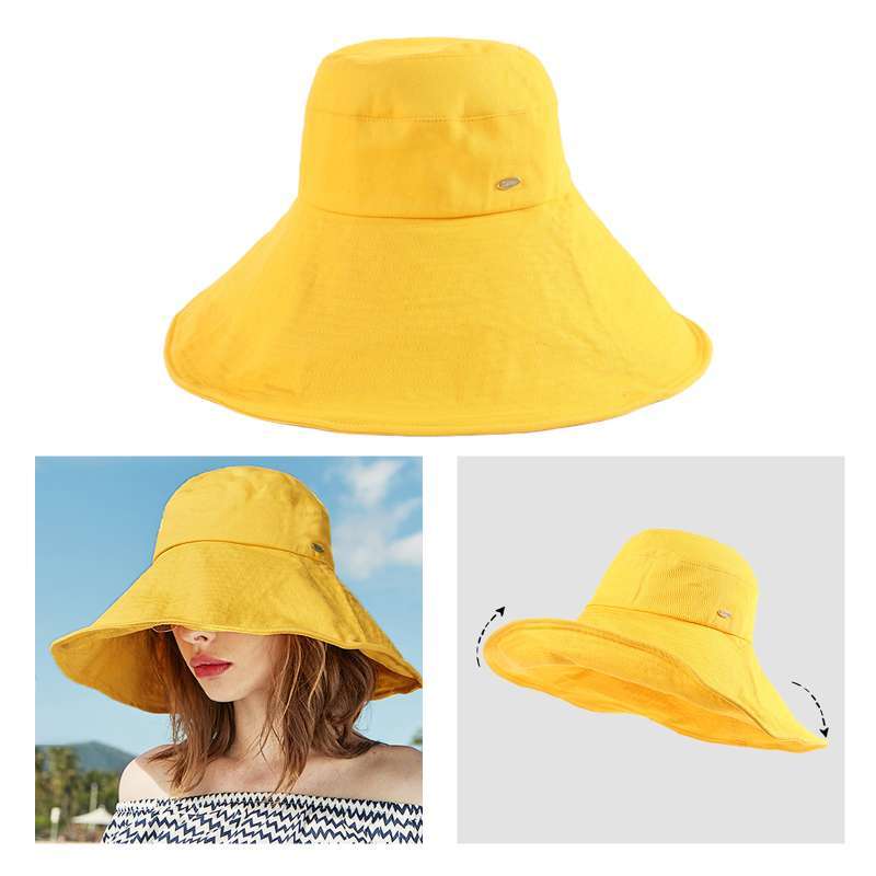 Promo Women Men Bucket Hat Wide Brim 