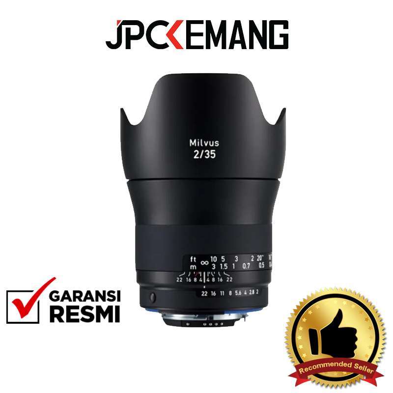 JPC KEMANG Carl Zeiss for Nikon 35mm Milvus Distagon T Lensa  Carl Zeiss for Nikon 35mm Milvus Distagon T GARANSI RESMI