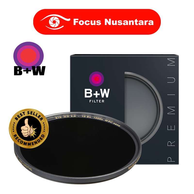 B+W ND 810 3.0 Filter – Quadratischer Graufilter (100 X 100 Mm) Für Längere Belichtungszeiten In Der Fotografie