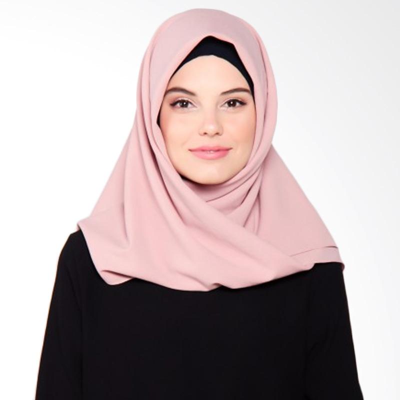 Jual Beyola Diamond Crepe Jilbab Segiempat Dusty Pink line