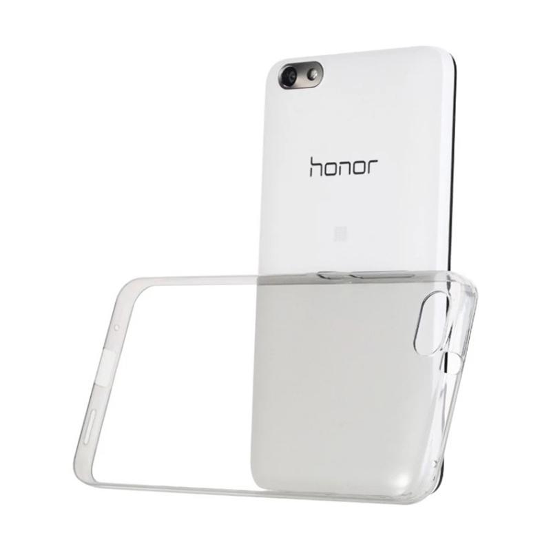 Ume Ultrathin Silikon Jellycase Softcase Casing + FREE Ring Stand Holder for Huawei Honor 4x - Transparan. Brand: Ume