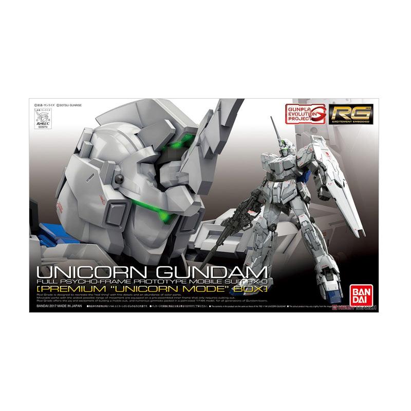 Jual Bandai Rg Rx 0 Unicorn Gundam Premium Unicorn Mode Box Model