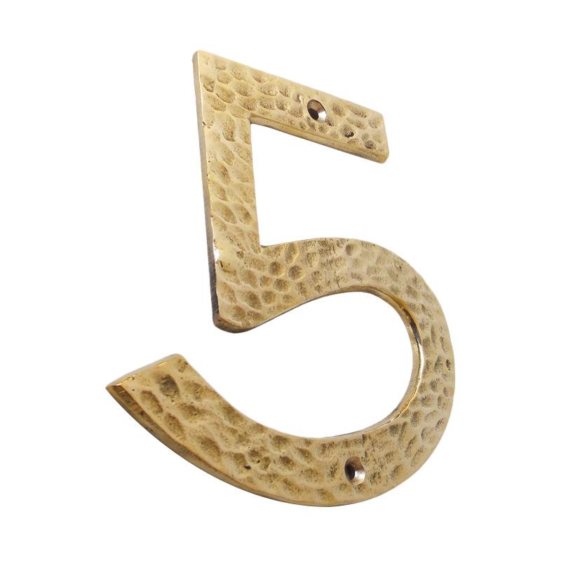 Jual Heritage Brass Number Plate Angka 5 For Nomor Rumah Dan Ruangan 12 5 Cm Online Oktober 2020 Blibli Com