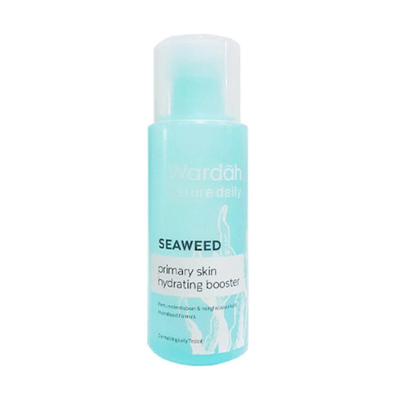 wardah facial toner seaweed primary hydrating booster