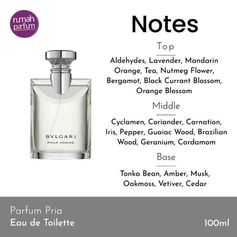 Bvlgari pour homme notes deals