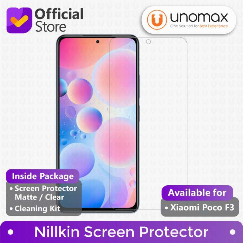 Nillkin Matte Screen Protector Anti Glare untuk Xiaomi Poco F3 dan Mi 11i dengan Desain Ultra Tipis serta Perlindungan Gores Ideal bagi Pemakaian Harian