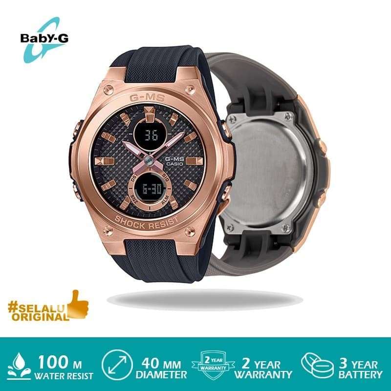 Promo Jam Tangan Casio Baby-G MSG-C100G 1ADR/7ADR Original Murah - Black  Gold di Seller THE WATCHGALLERIA OFFICIAL STORE - Kota Jakarta Pusat, DKI  Jakarta | Blibli