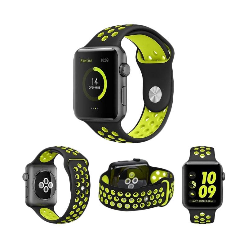nike sport band black volt