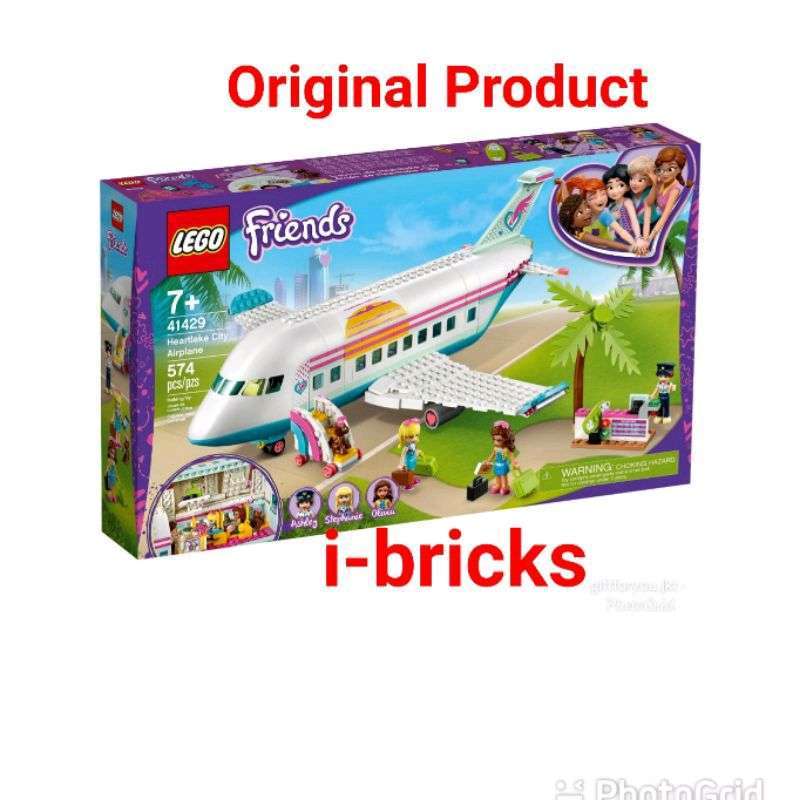 LEGO 41429 Friends Heartlake City Airplane Blocks Stacking Toys