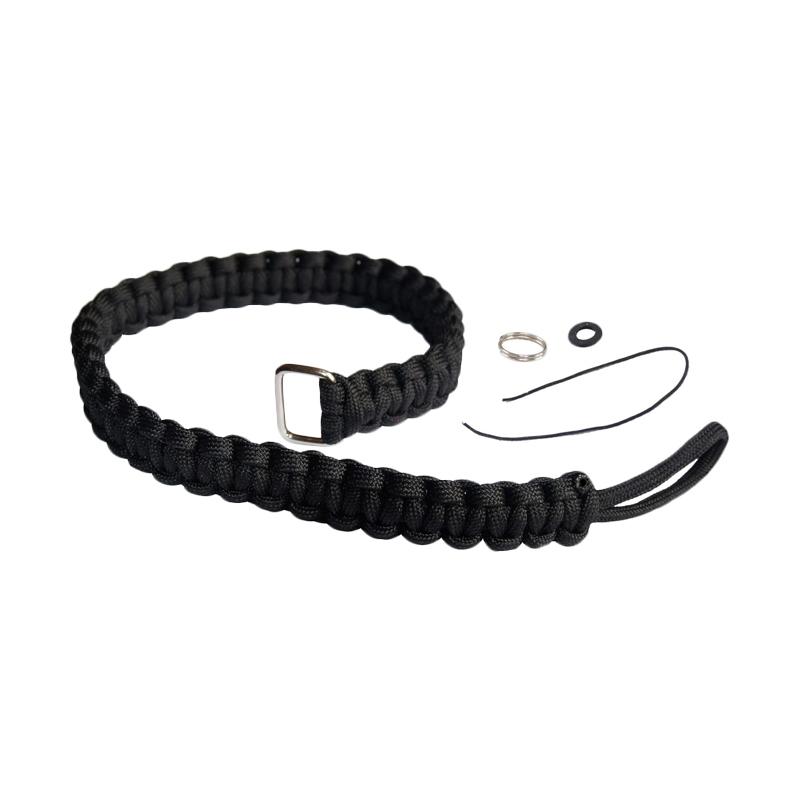 Jual Oem Paracord Gelang Strap Kamera Hitam Black Online Desember 2020 Blibli