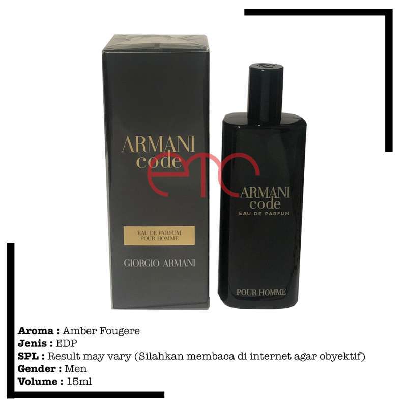 Jual Code Eau de Parfum Giorgio Armani EDP 15ml Travel Size di