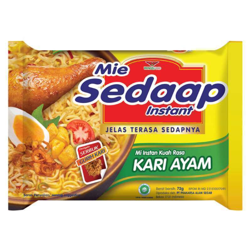 SEDAAP MIE KARI AYAM 72 GR