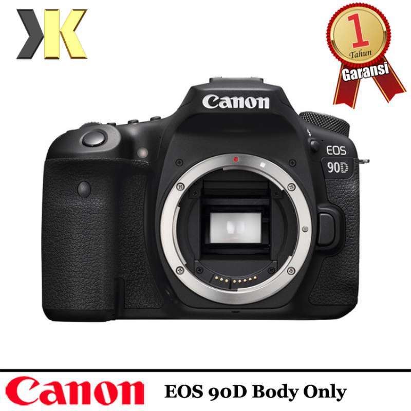 Canon EOS 90D DSLR Camera (Body Only) GARANSI RESMI DATASCRIP
