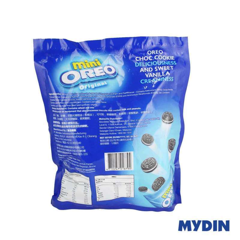 Jual Oreo Mini Sandwich Cookies (8s x 20.4g) Original ...