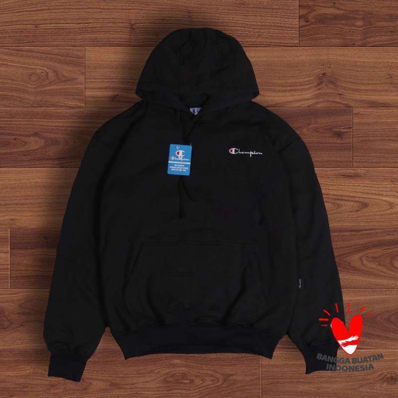 Promo Sweater Hoodie Champion Logo Text Samping M Hitam Diskon 25 Di Seller Acila Store Muktisari Kab. Ciamis Blibli