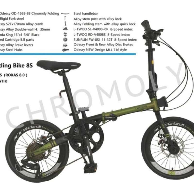 Jual Sepeda Lipat Cromoly Original Model Terlengkap Harga Murah November 2024