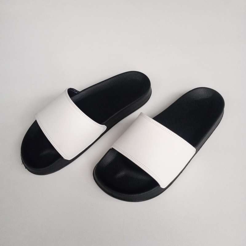 black slip on slides
