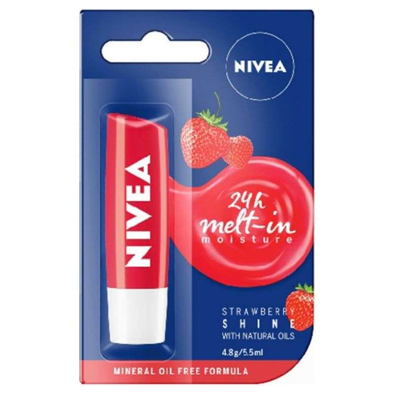 NIVEA LIP BLAM STRAWBERRY 4 GR