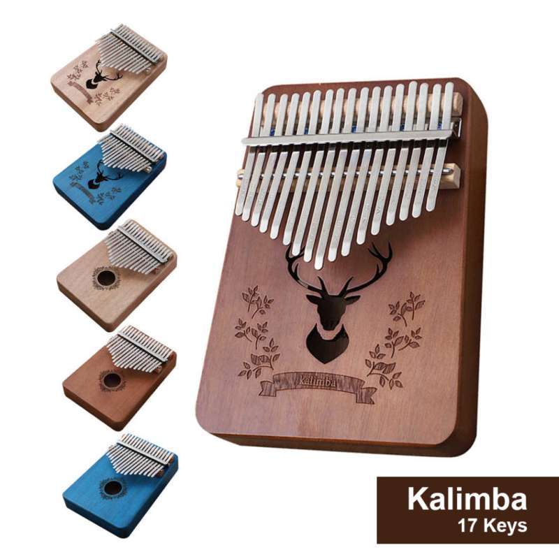 Jual Kalimba 17 Keys Nada Piano Jempol Alat Musik Portable Di