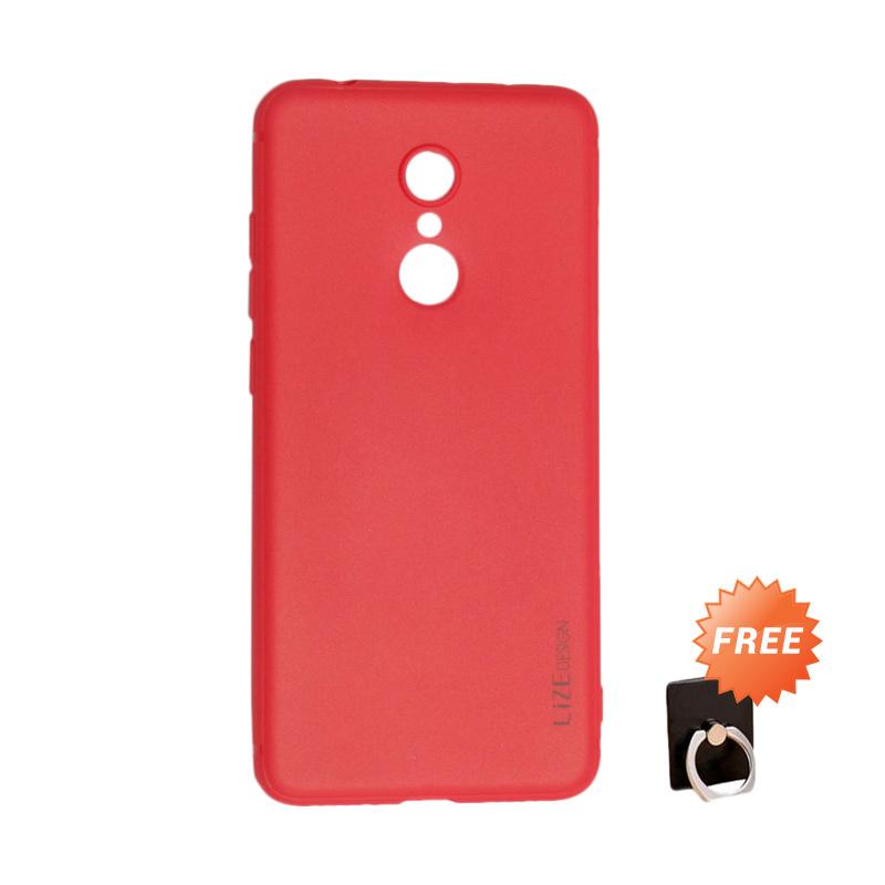 Jual Lize Slim Case Xiaomi Redmi 5 Plus Softcase Xiaomi Redmi 5 Plus Casing Xiaomi Redmi 5 Plus Merah Free 1 Pcs Holder Ring Stand Hp Random Online Desember 2020 Blibli