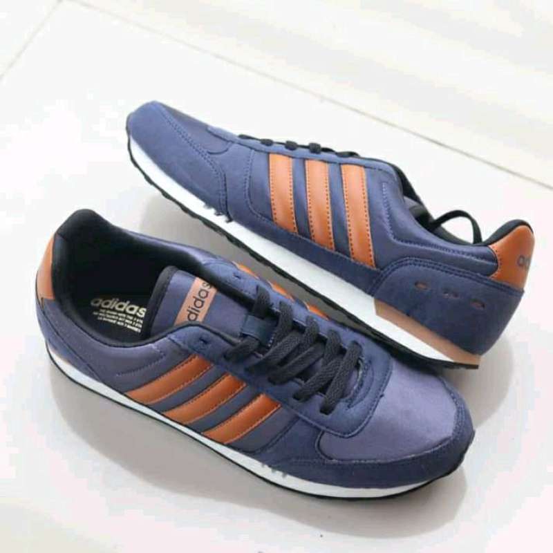 Adidas neo city racer navy brown store