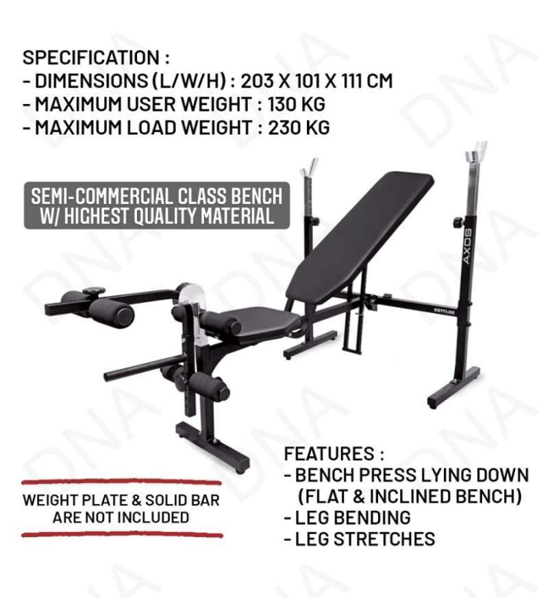 Kettler shop bench press
