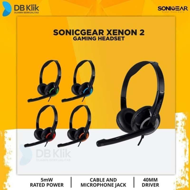 Promo Headset SONICGEAR XENON 2 - Abu 