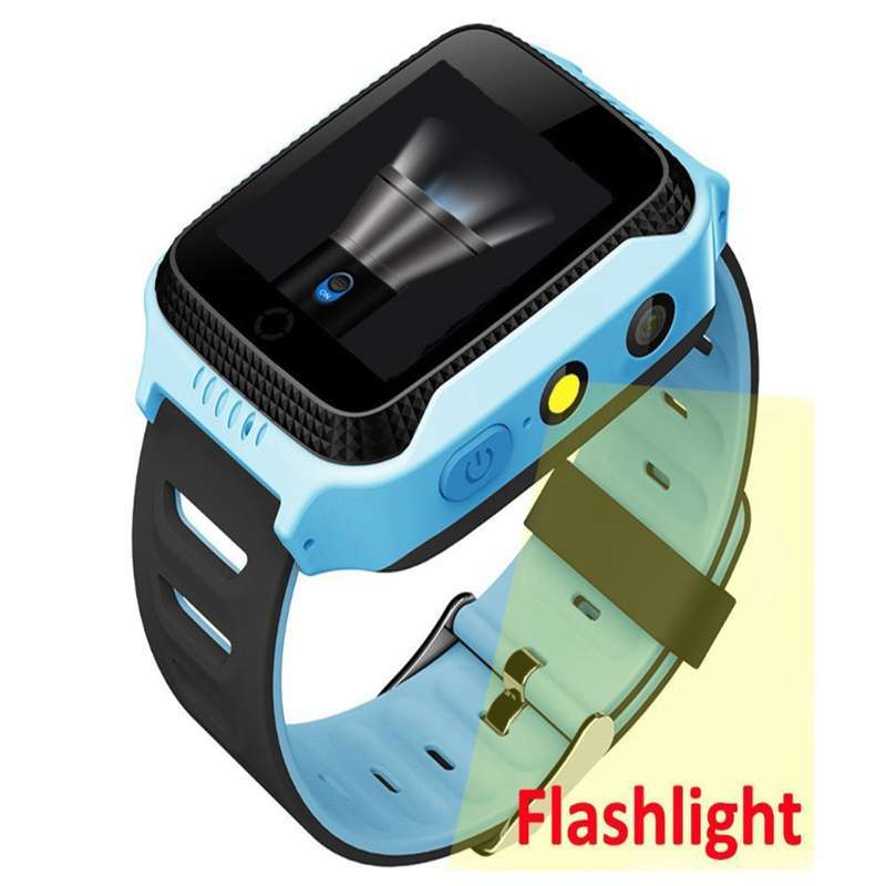 Screen touch watch with camera clearance